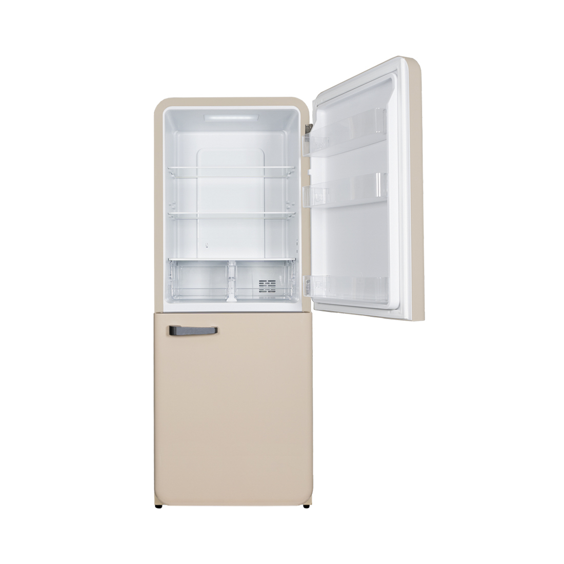 Kibernetik KSTK401 Retro Kühl-Gefrierkombination 401 Liter, beige