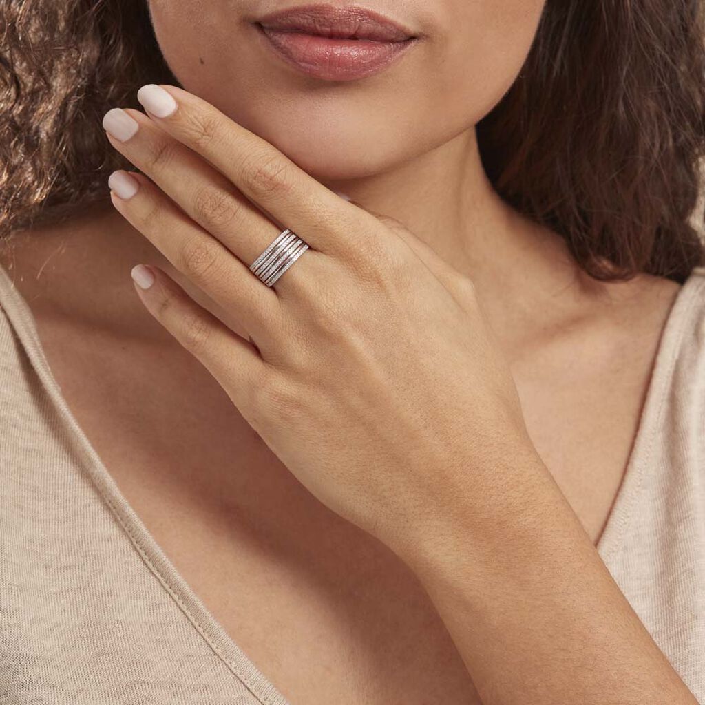 Bague Rayanna Or Blanc Diamant