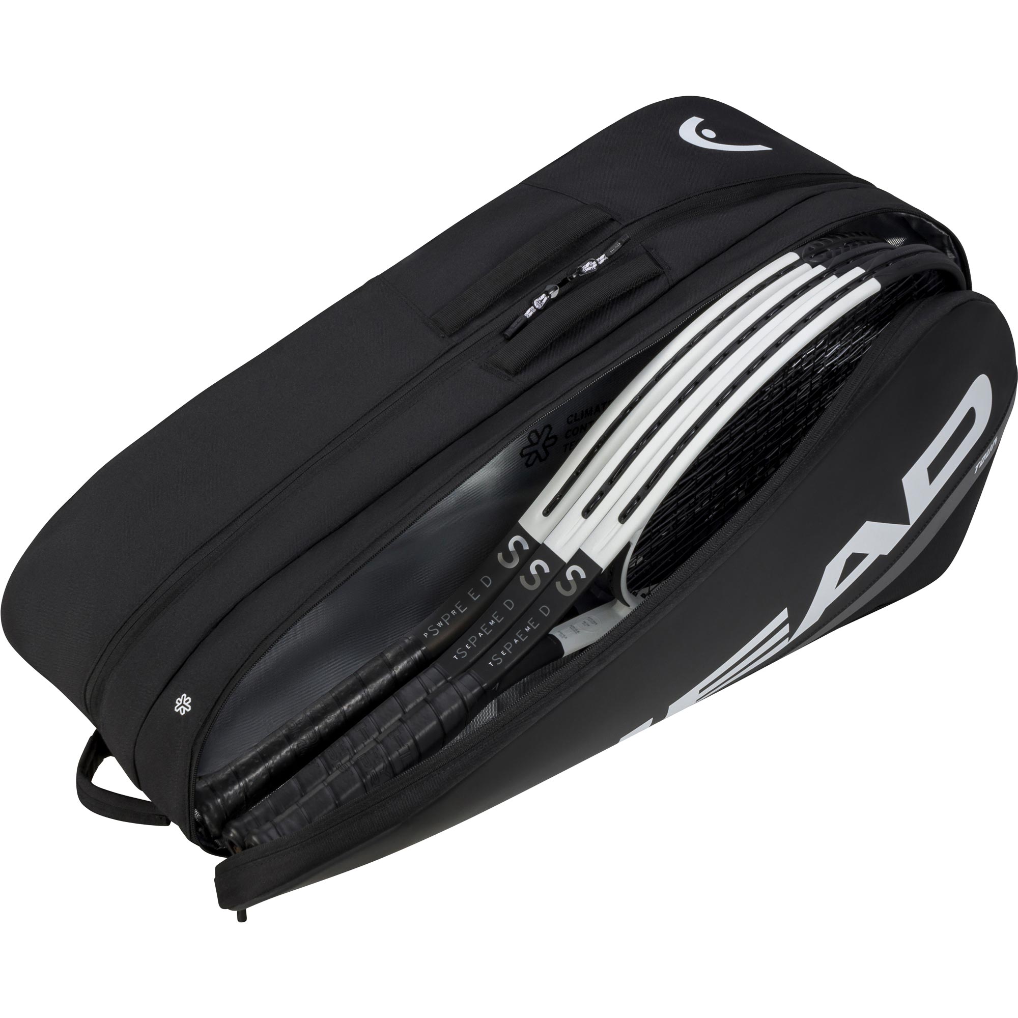 Head Tour Racquet Bag L Tennistasche schwarz