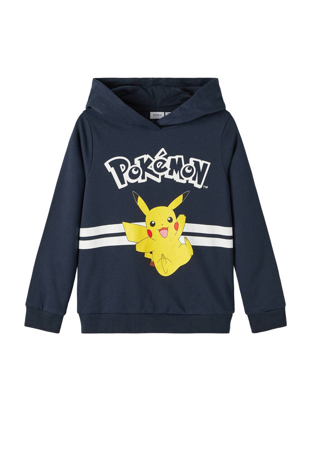 NAME IT Pokemon hoodie NKFJU met printopdruk donkerblauw