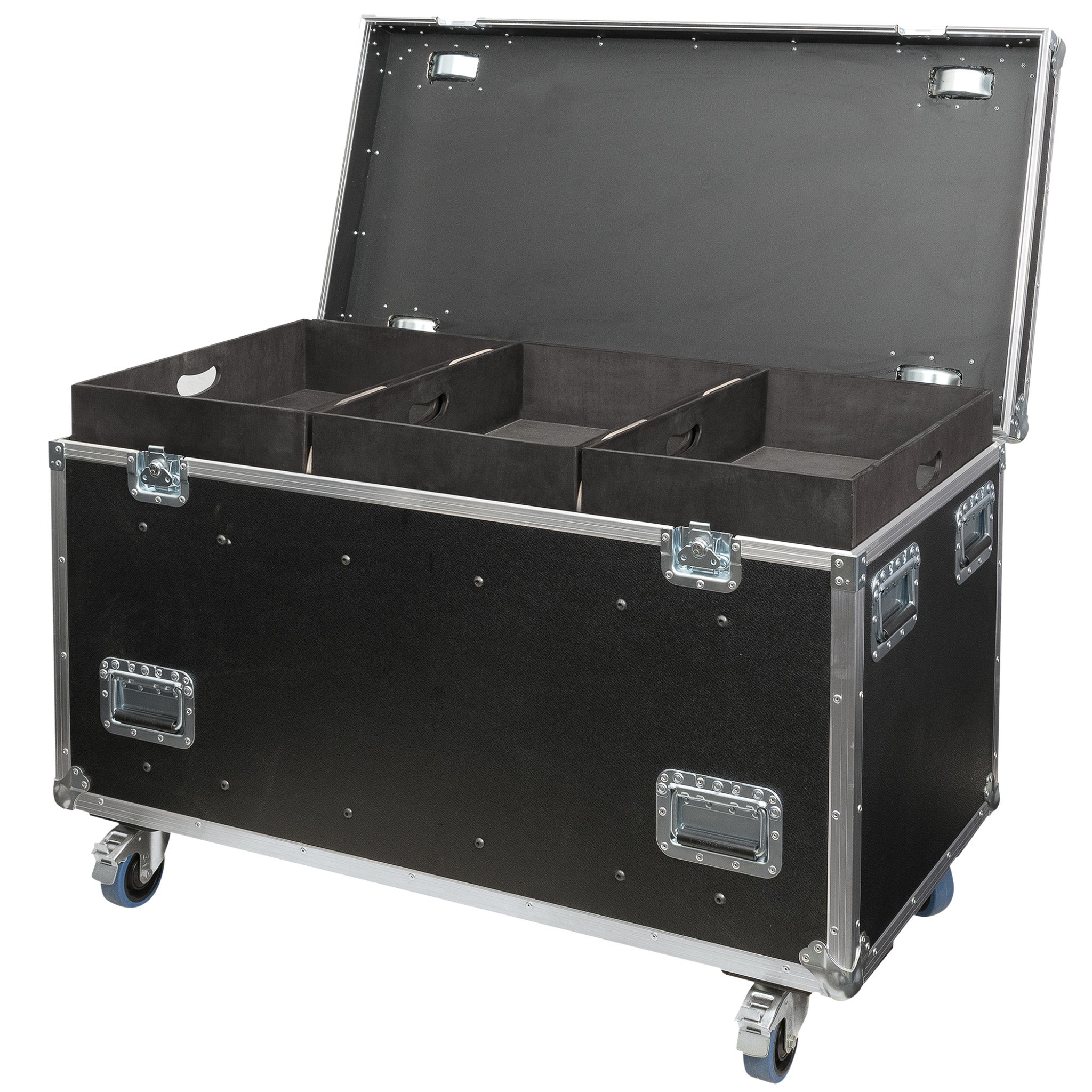 Showgear Multiflex Case 120 universele utility flightcase op wielen 120 x 60 x 75,6 cm