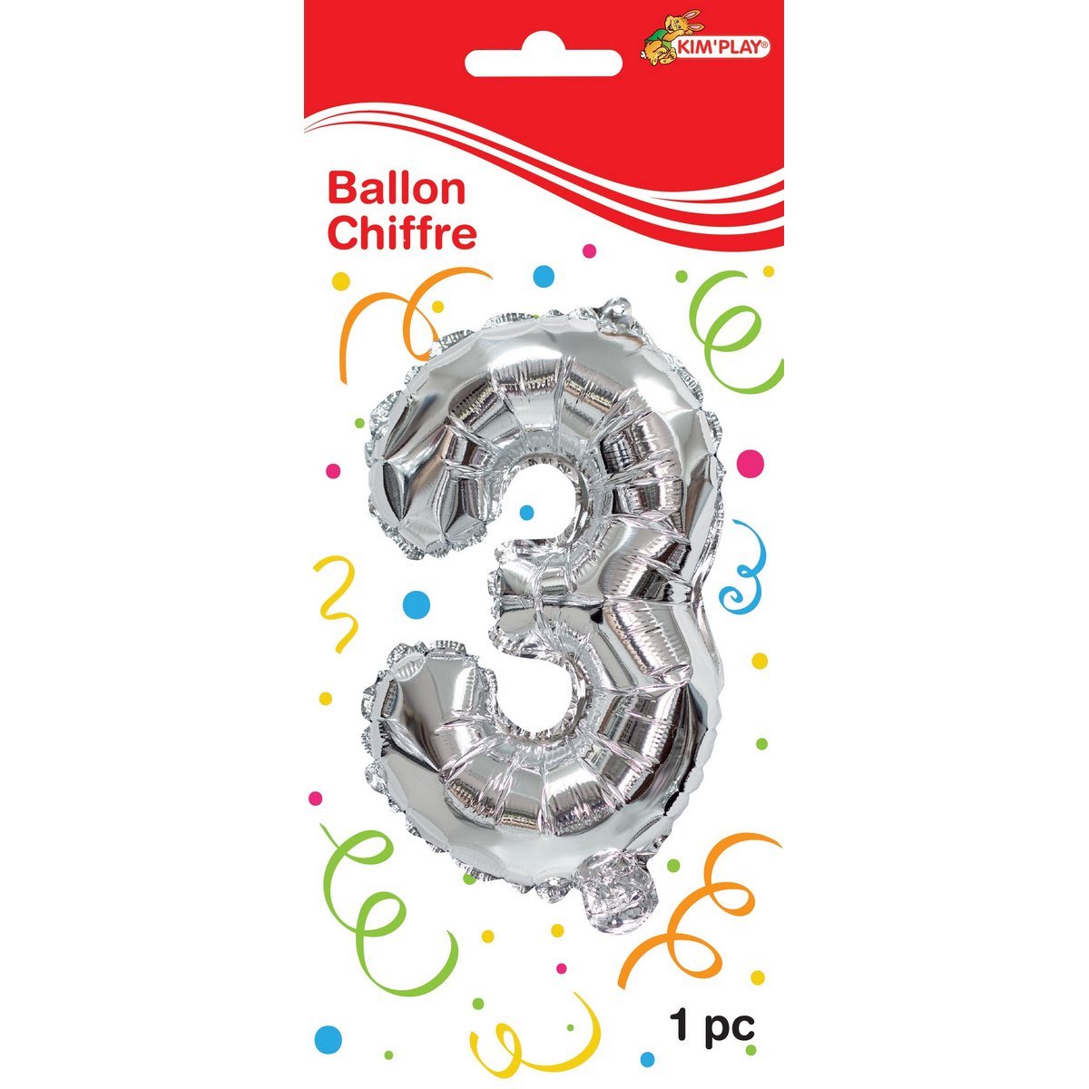 Ballon anniversaire chiffre 3