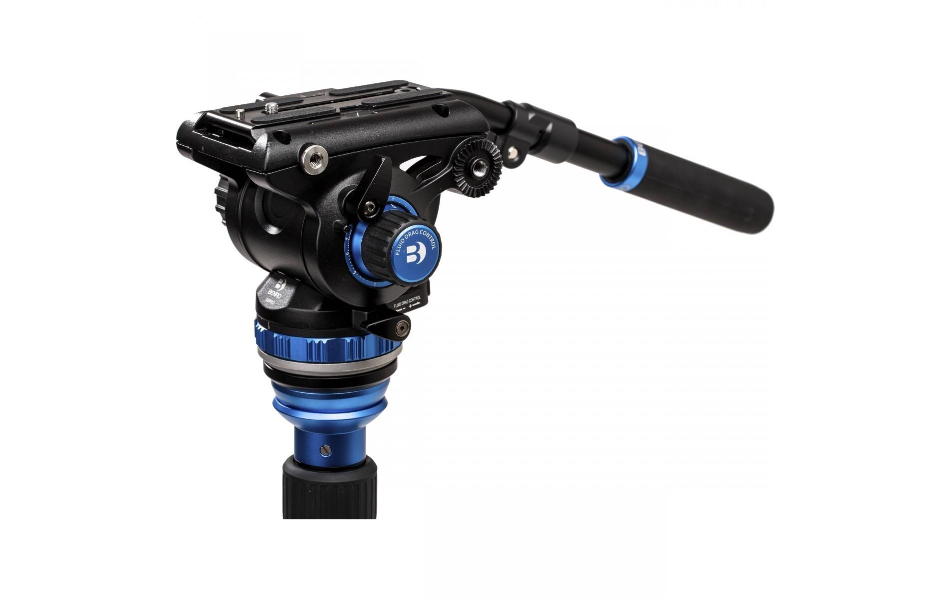 Videostativ Kit A3883TS6PRO Aero<br>Videostativ-Kit mit Kopf, Schnellwechselplatte, Schwenkarm und Tragetasche