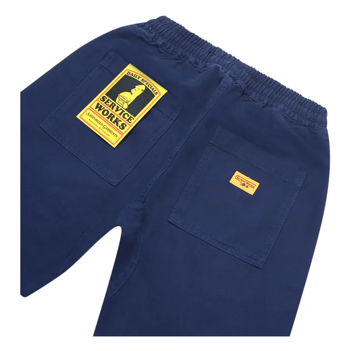 Service Works Short Canvas Chef Coton Bio | Bleu marine