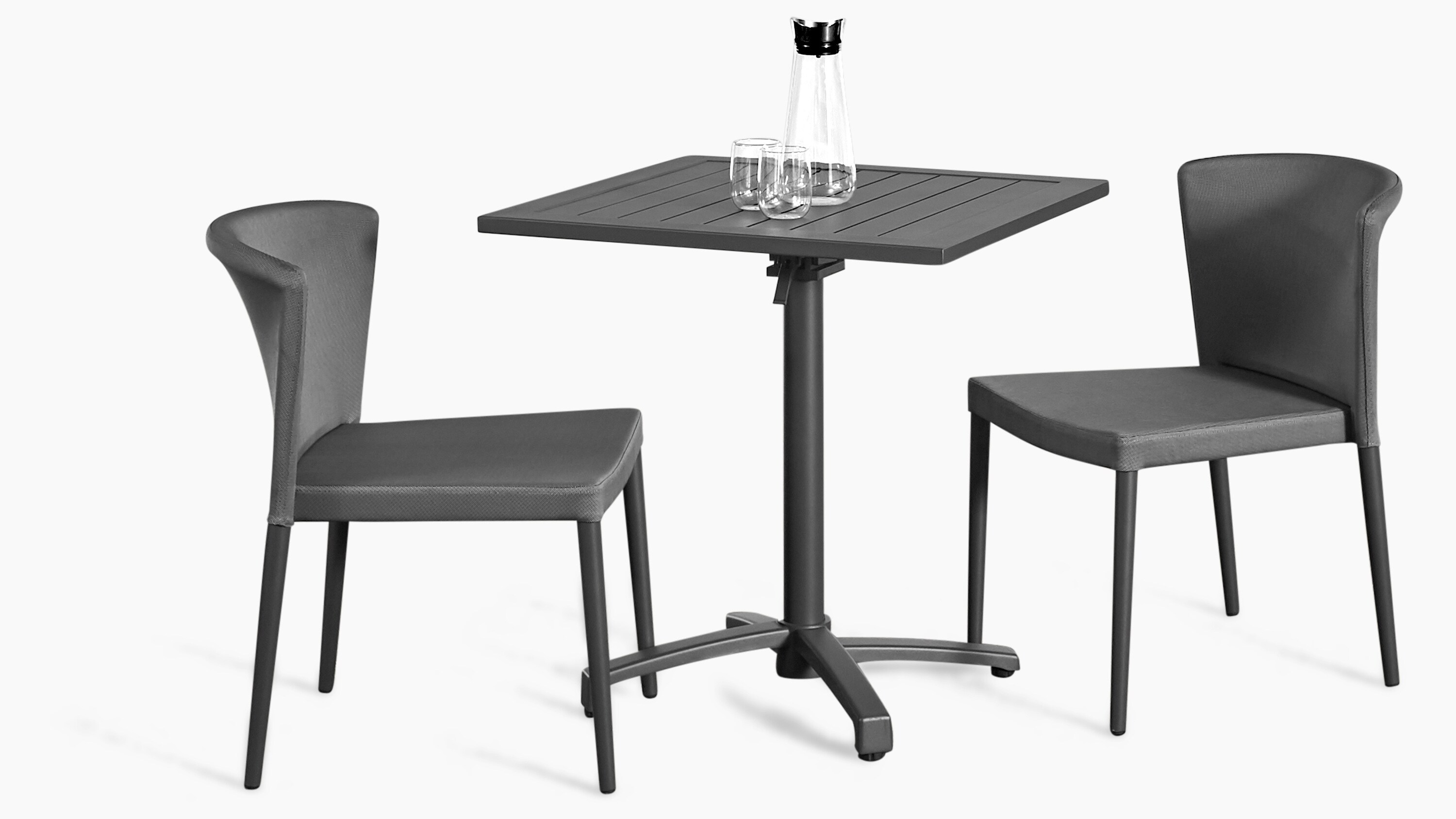 Grasekamp Stapelstuhl-Set Sol 2 teilig ausAluminium/Textilene