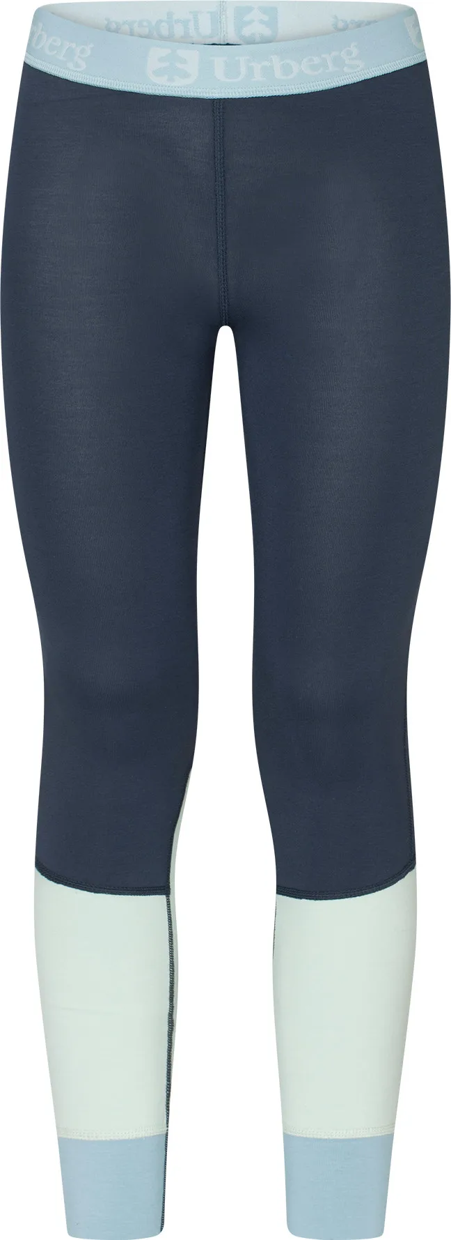 Urberg Juniors' Tree Base Layer Set Blue Nights/stone Blue/celadon