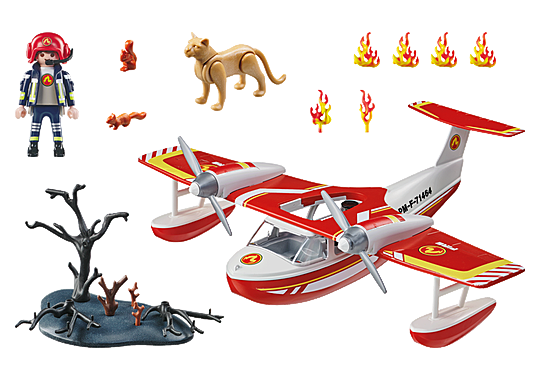 Playmobil - Brandslukningsfly med slukningsfunktion (71463)