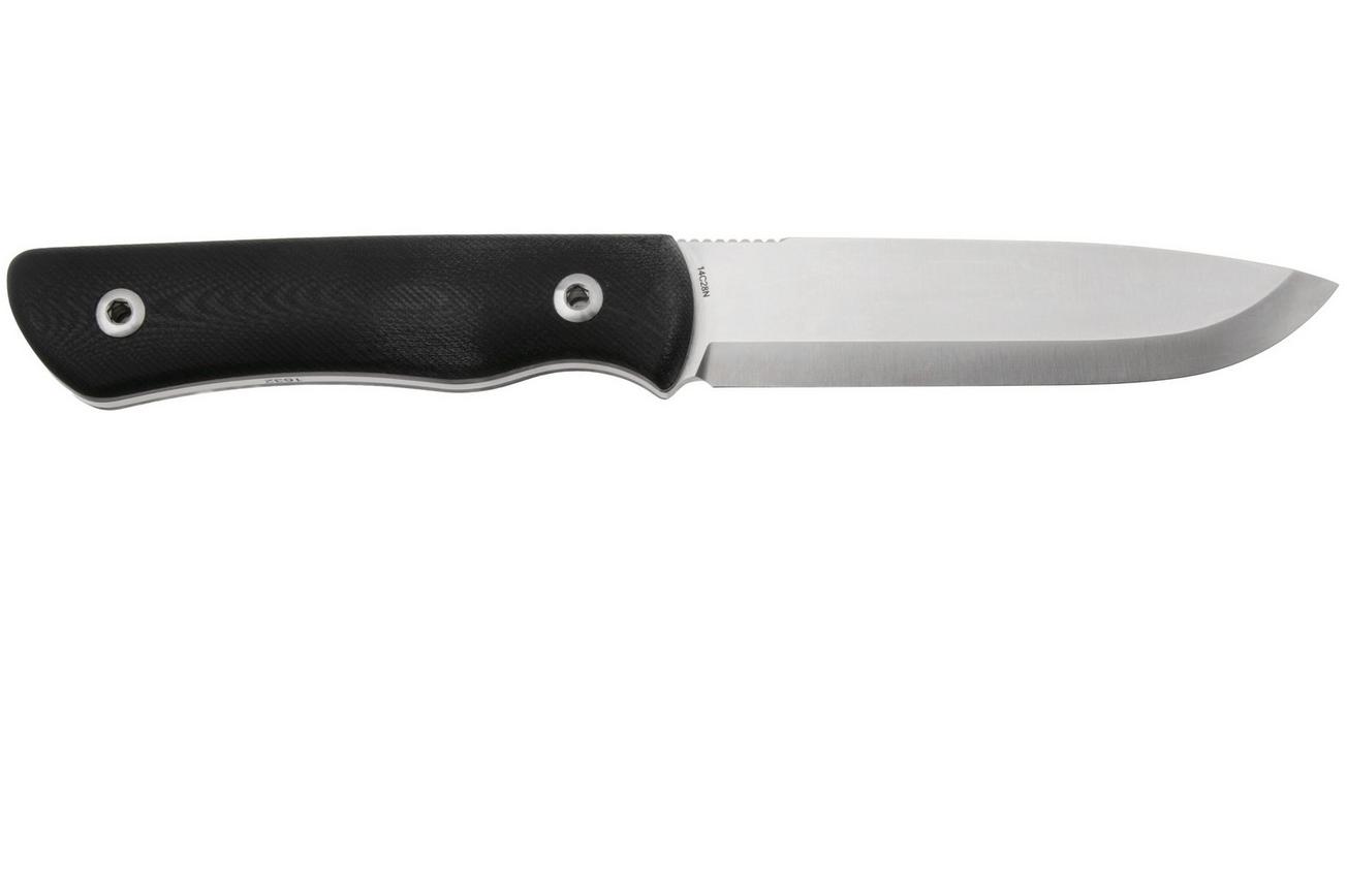 Real Steel Bushcraft Plus II Scandi 3721S Black G10, bushcraftmes