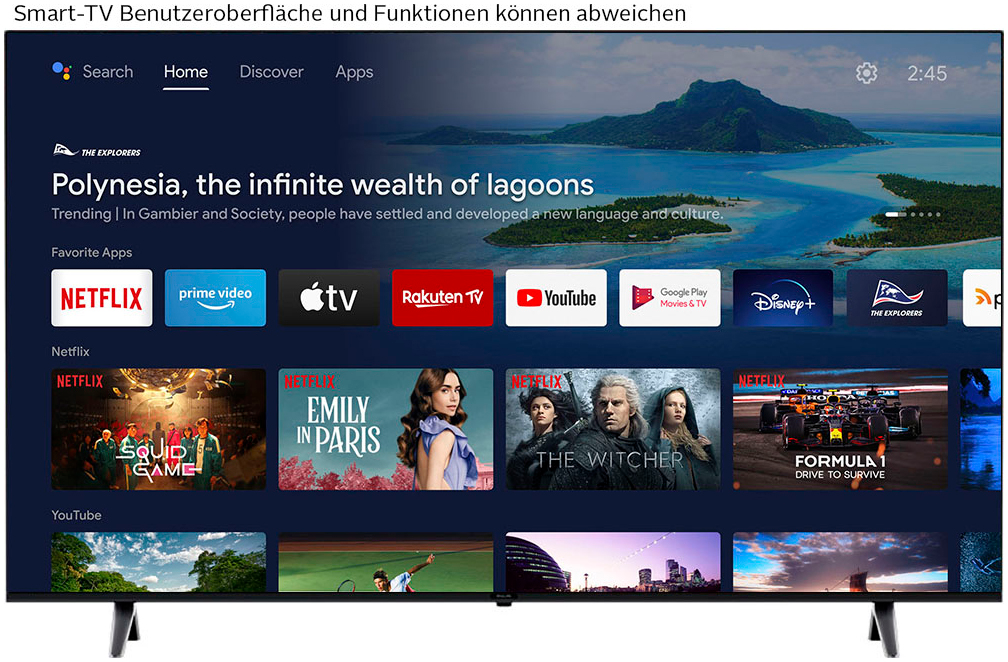 Philips LED-Fernseher »50PUS7009/12« 126 cm/50 ″ Smart-TV