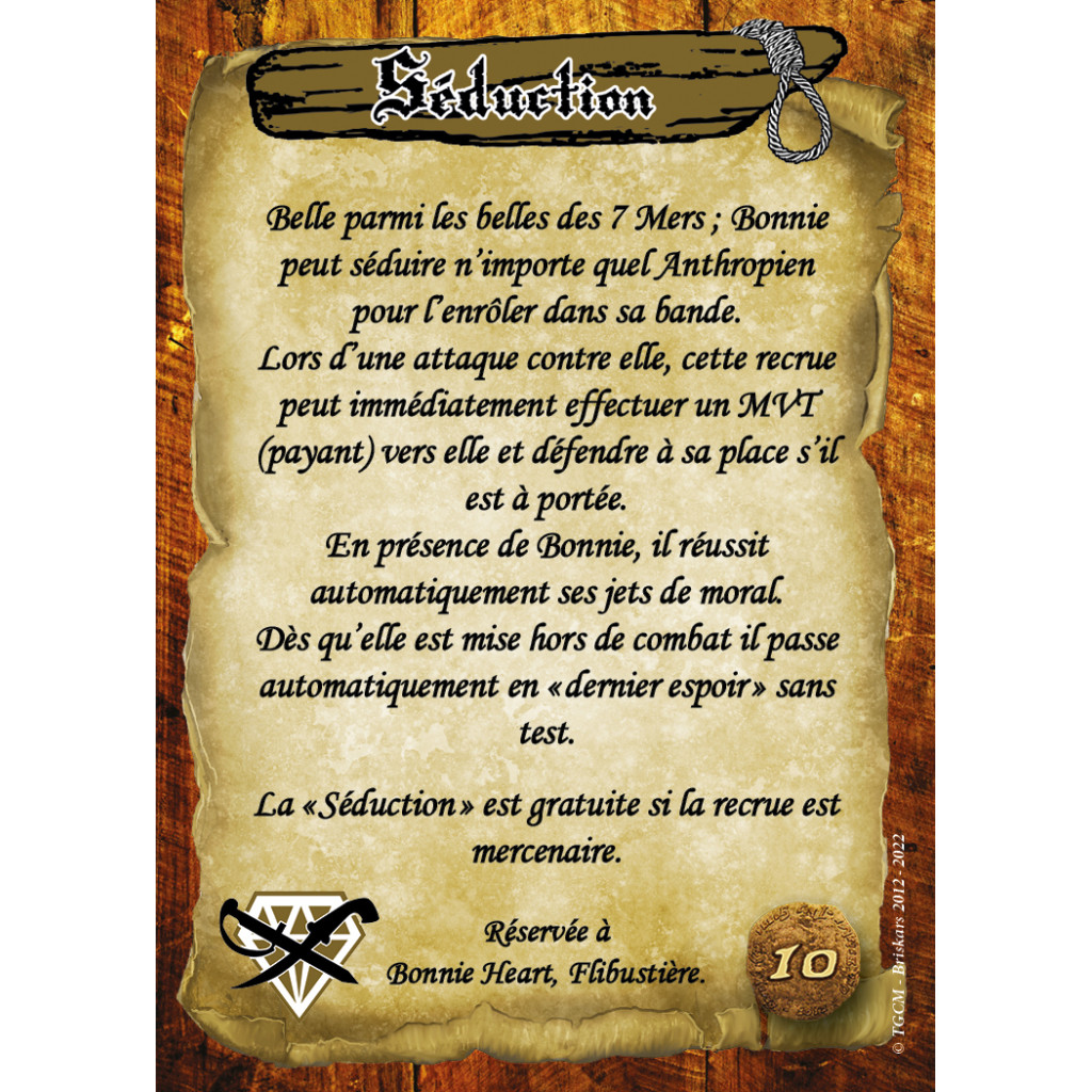 Briskars - Mercenaires - Bonnie Heart, Flibustière