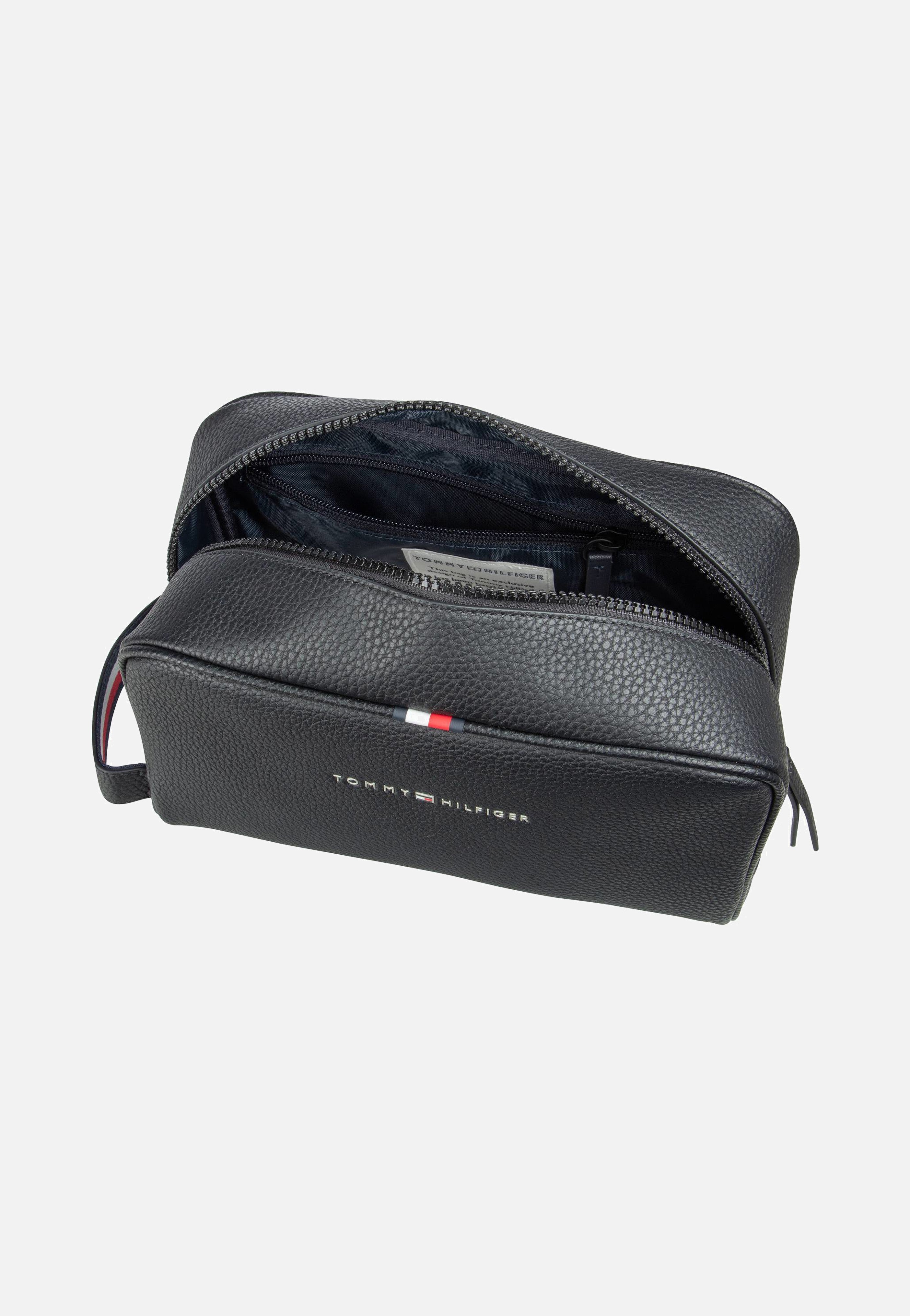 Essential PU Washbag Black - Kulturbeutel