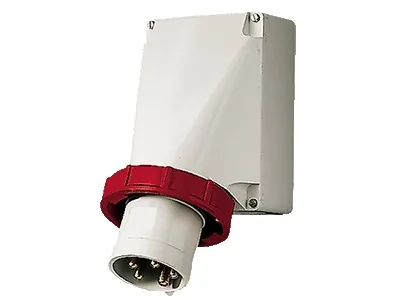 MENNEKES 361, Lige, 400 V, Rød, Hvid, IP67, 1 stk
