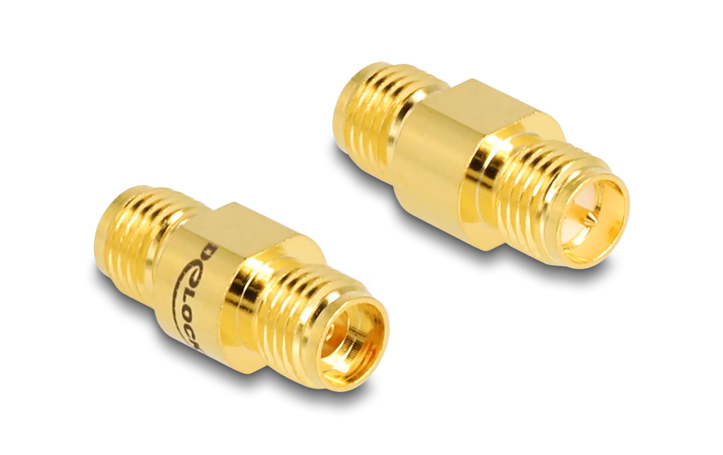 Antennenadapter RP-SMA Buchse (f) - SMA Buchse (f)Delock Adapter RP-SMA Buchse zu SMA Buchse