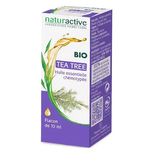 Óleo Essencial de Melaleuca Orgânico Naturaactive 10ml