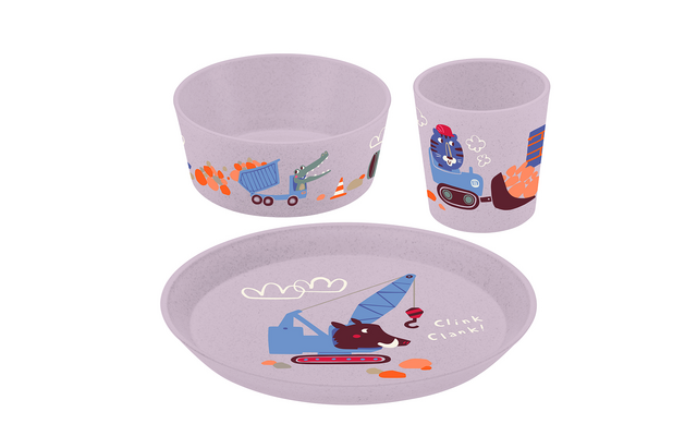 Koziol Kids Set Kindergeschirr Set 3-tlg.