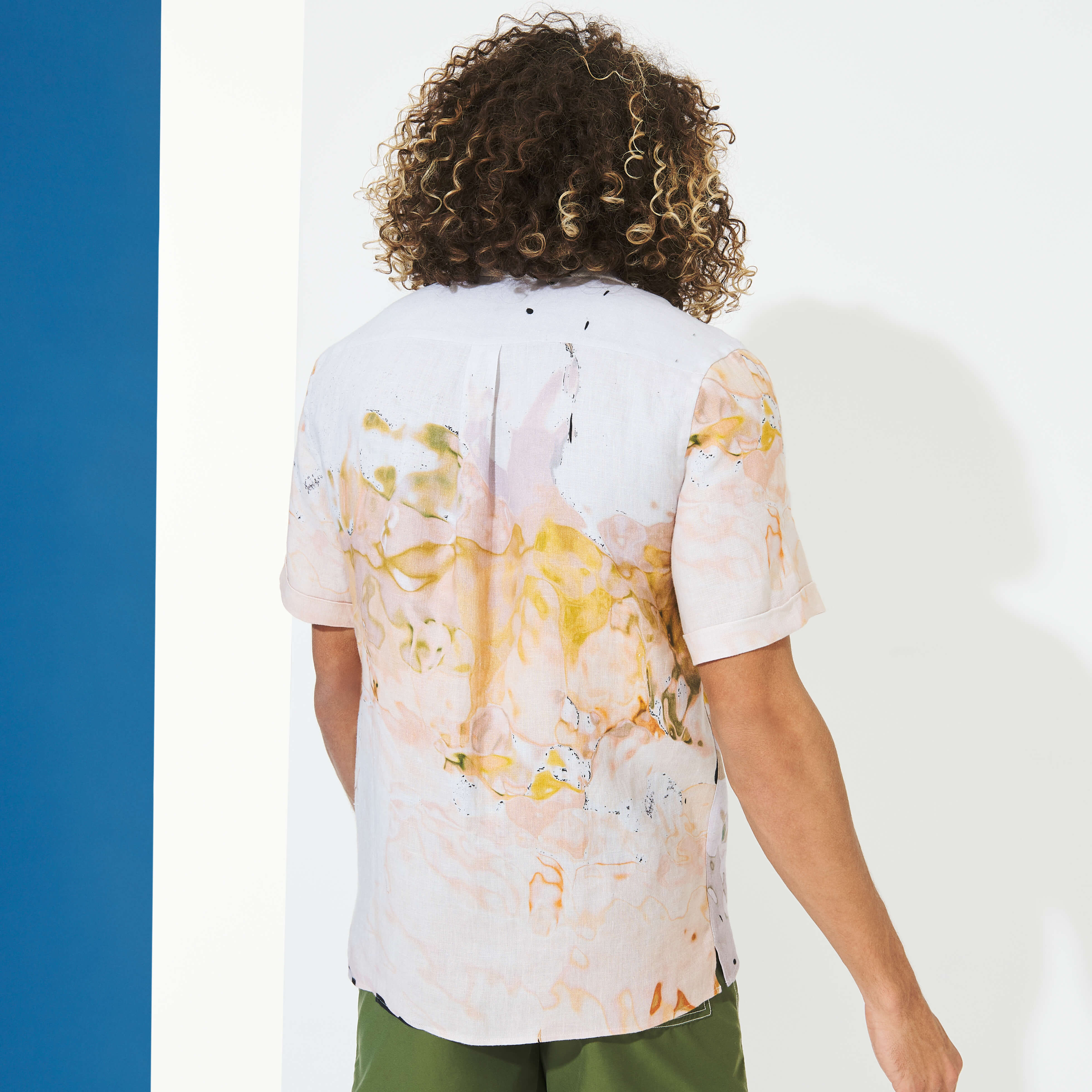 Chemise Bowling en Lin Homme - Highsnobiety X Vilebrequin