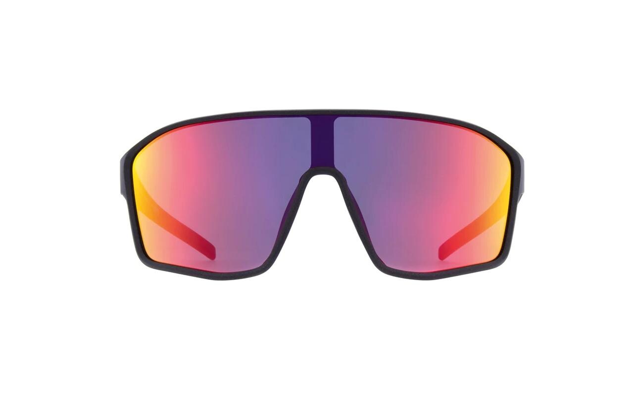 Sportbrille Daft Black, Purple Red Flash Red MirrorVelobrille