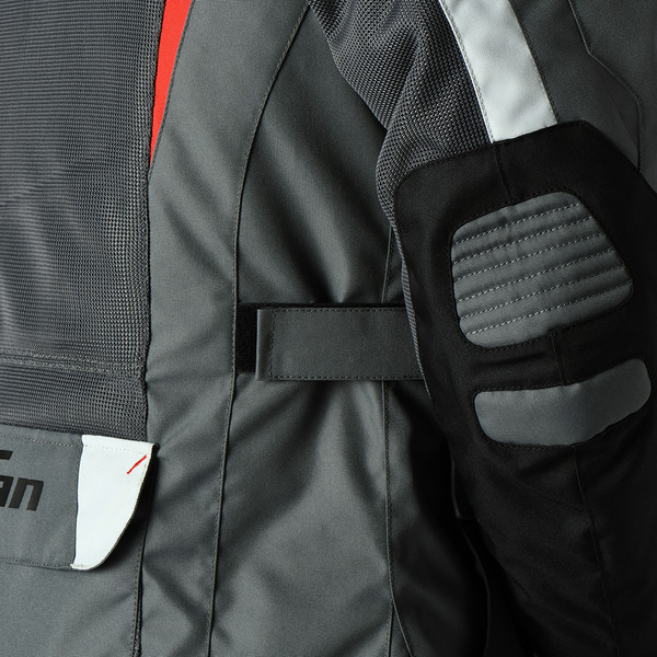 Furygan - Veste Apalaches Vented 2 en 1 Noir / Gris / Rouge