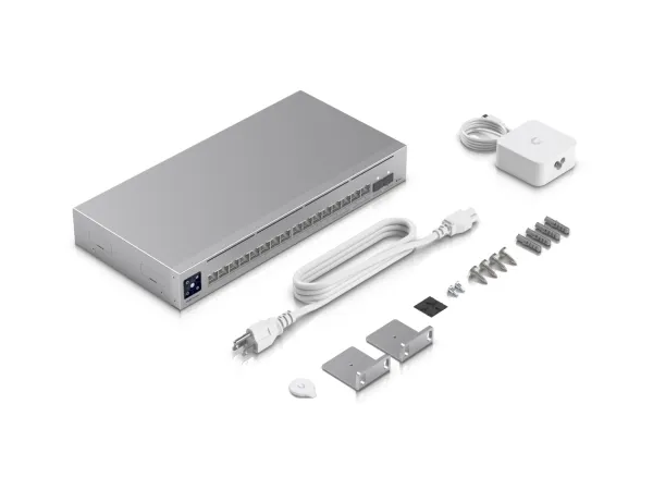 Ubiquiti UniFi Switch Pro Max 16 - Switch - L3 - Administreret - 12 x 10/100/1000   4 x 2.5GBase-T   2 x 10 Gigabit Ethernet - desktop, monterbar på stativ, væg-monterbar - AC