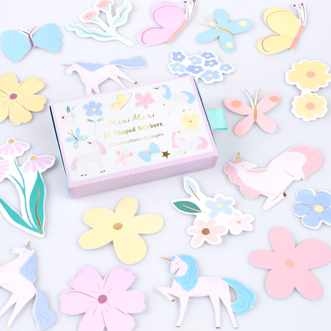 Meri meri stickers eenhoorn - 25st