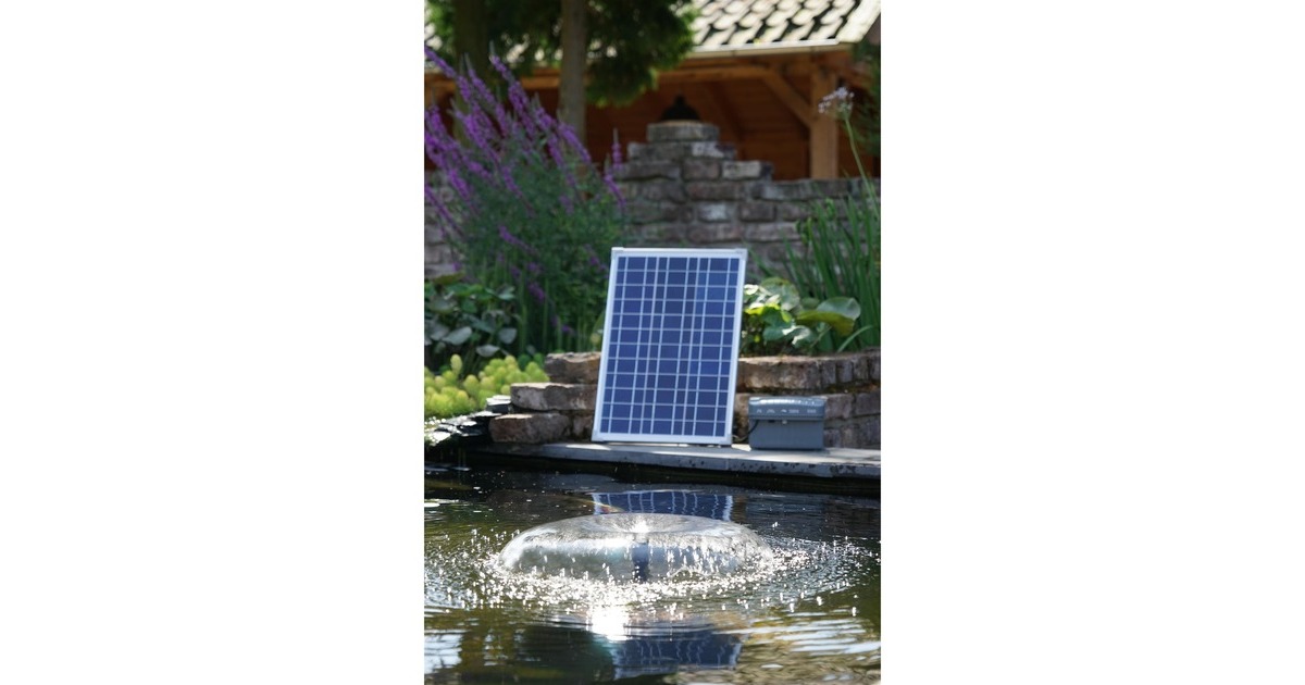 UbbinkSolarMax 1000 Accu pomp  (Zwart, Incl. solarpaneel, pomp en accu)