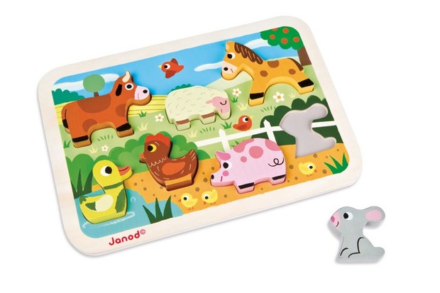 Puzzle Chunky Ferme - JANOD