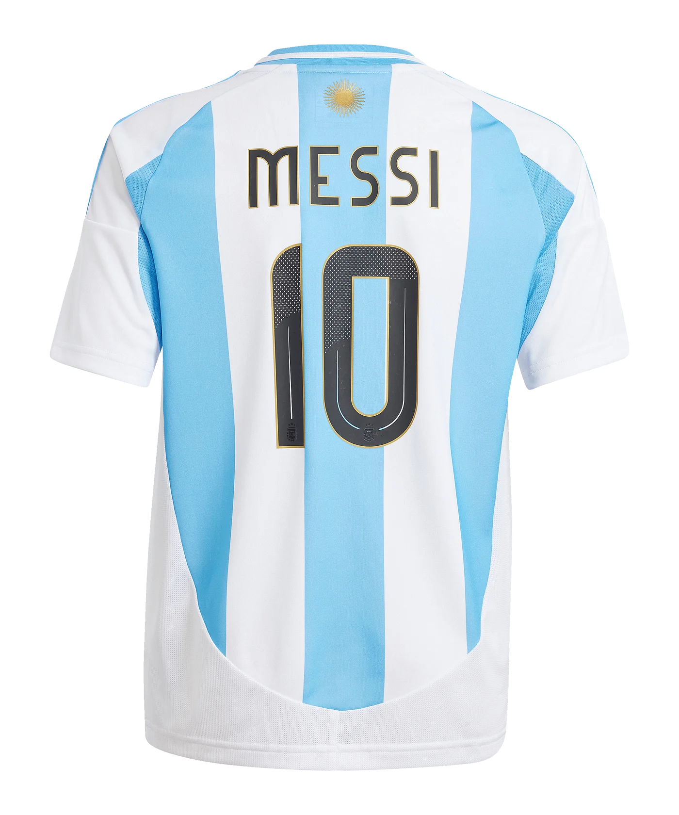 adidas Argentinien Trikot Home Copa America 2024 Messi Kids Weiss