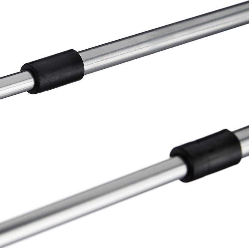 wasrek inklapbaar uitschuifbaar 11 stangen 105x73x37 metaal zilver