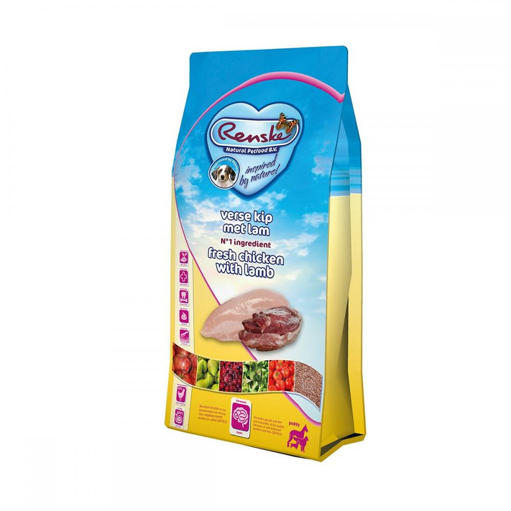 Renske Super Premium Puppy Kip - Lam600 gr