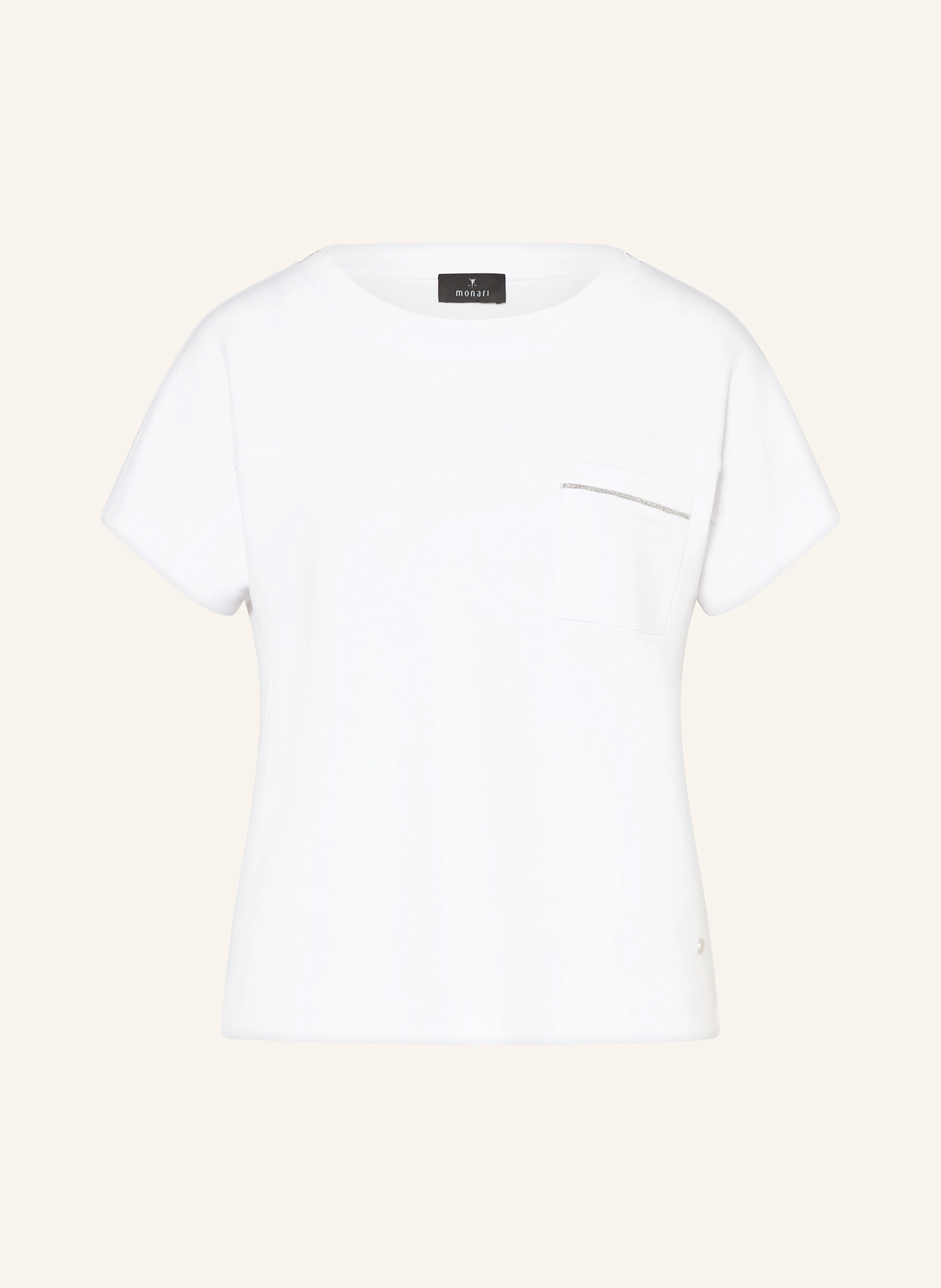 monari Sweatshirt mit Schmucksteinen
