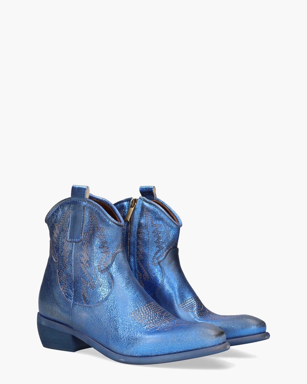Zoe Italy Tex Blauw Dames Enkelboots