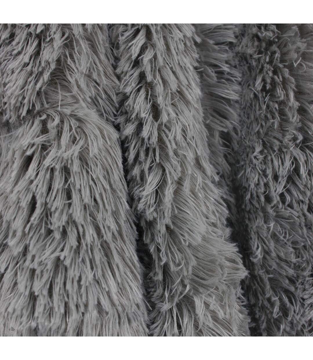 Plaid imitation fourrure 120x150 cm LICIA Gris