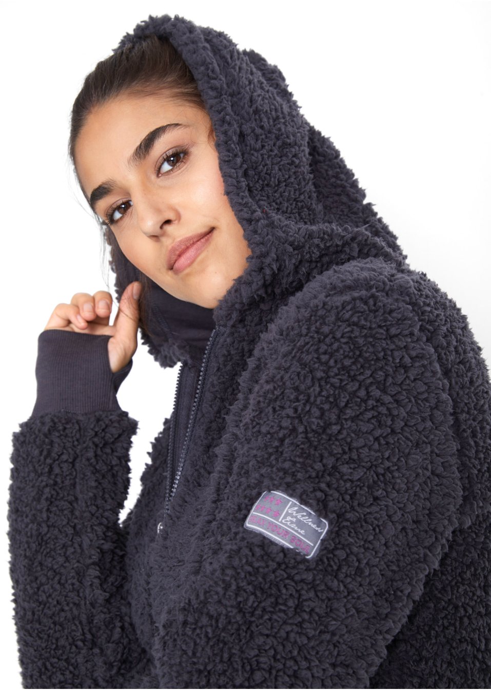 Veste en polaire peluche