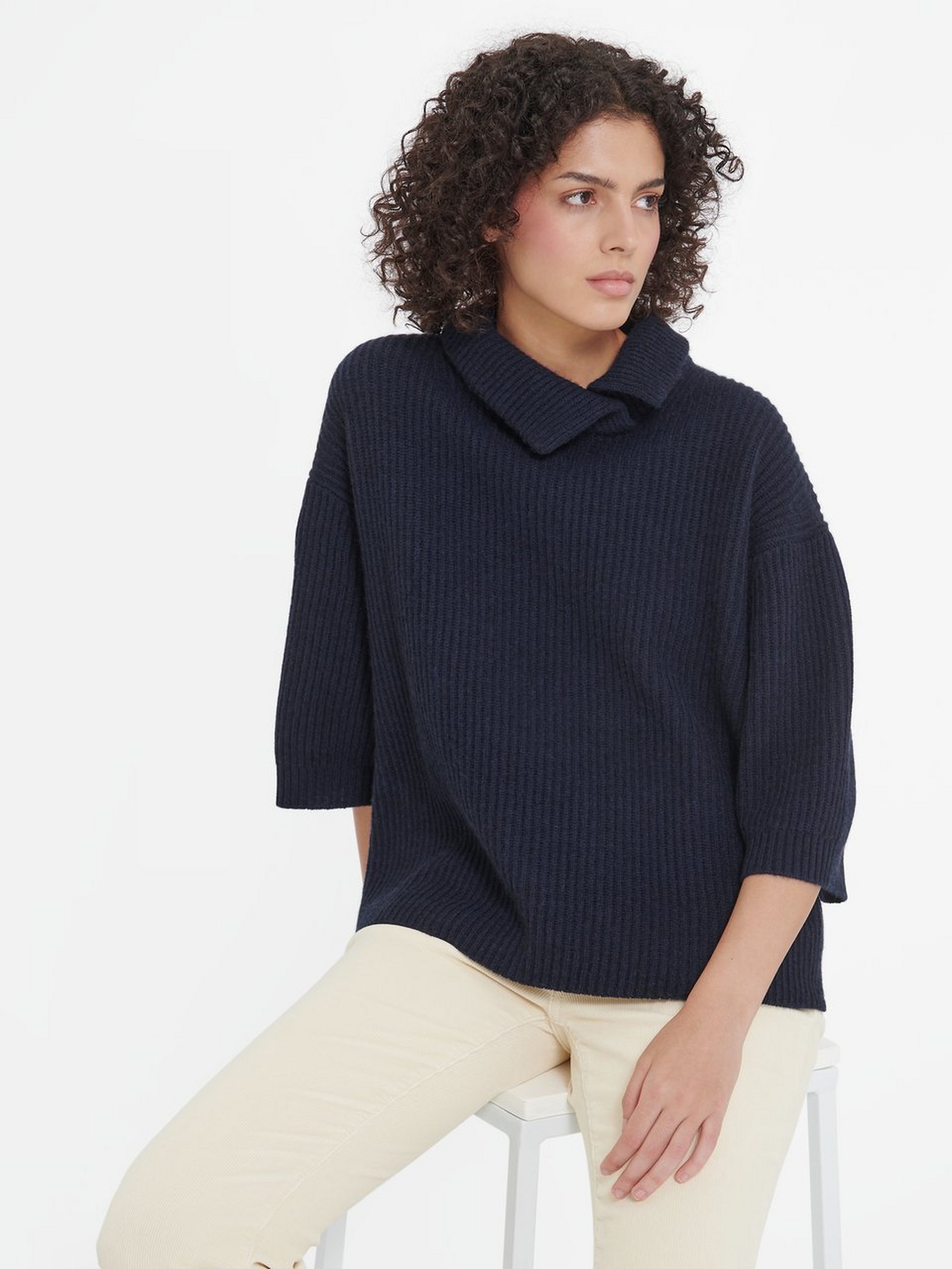 Poncho-Pullover aus Kaschmir