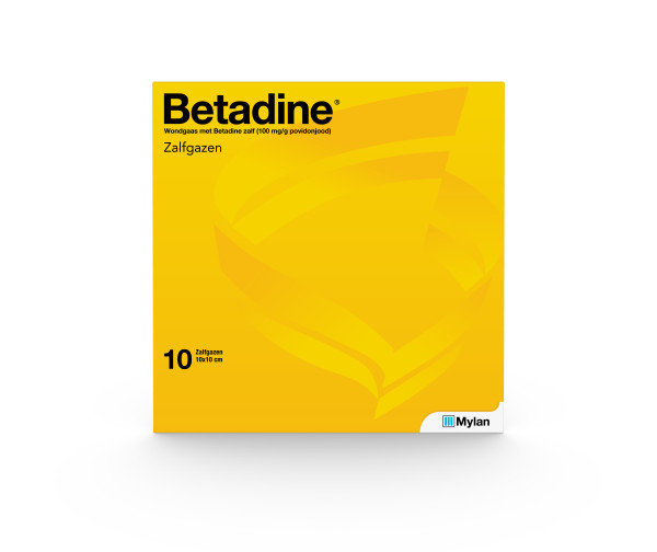Betadine Zalfgazen 10×10 cm (10 stuks)