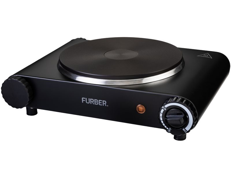 FURBER Kochplatte Schwarz, 1500 W Mobiles Kochfeld