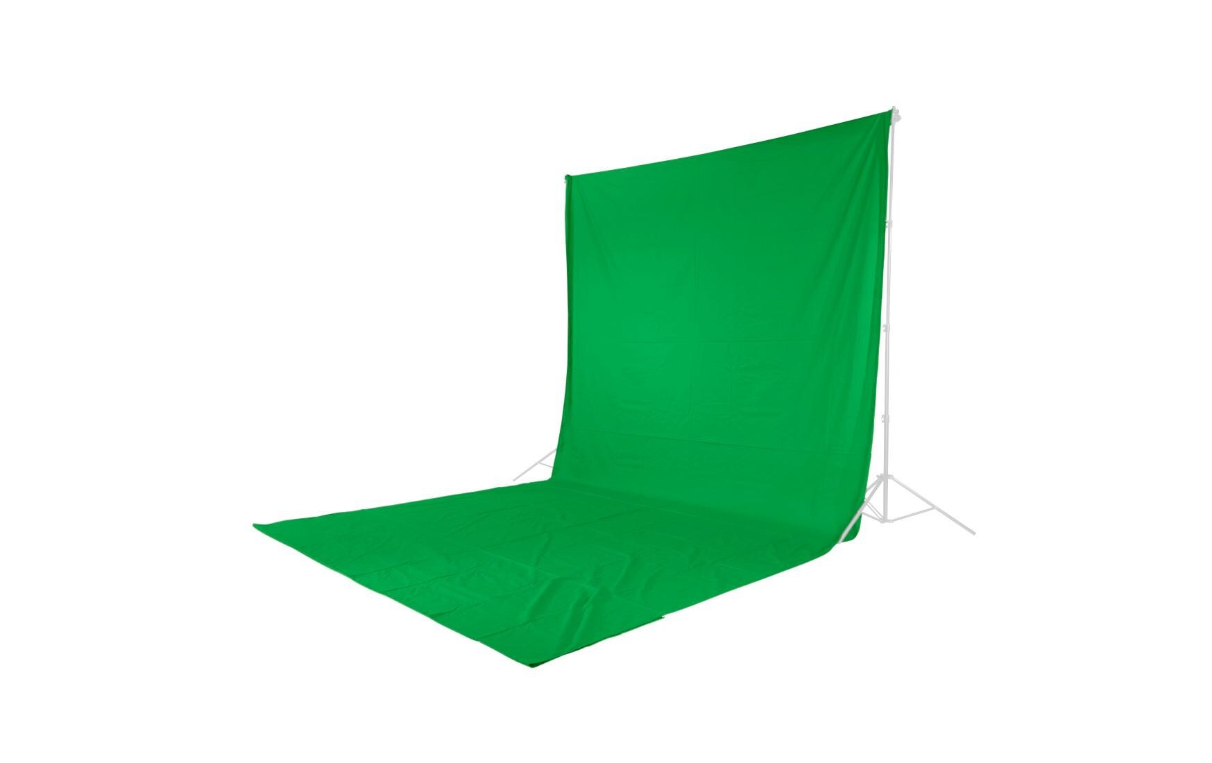 Hintergrund Stoff, 2.95 x 6 m GrünFotostudio-Hintergrund, Stoff, 2.95 x 6 m, Weiss