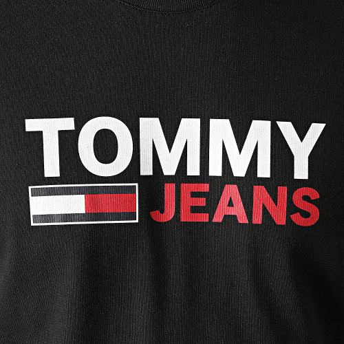 Tee Shirt Manches Longues Corp Logo 9487 Noir
