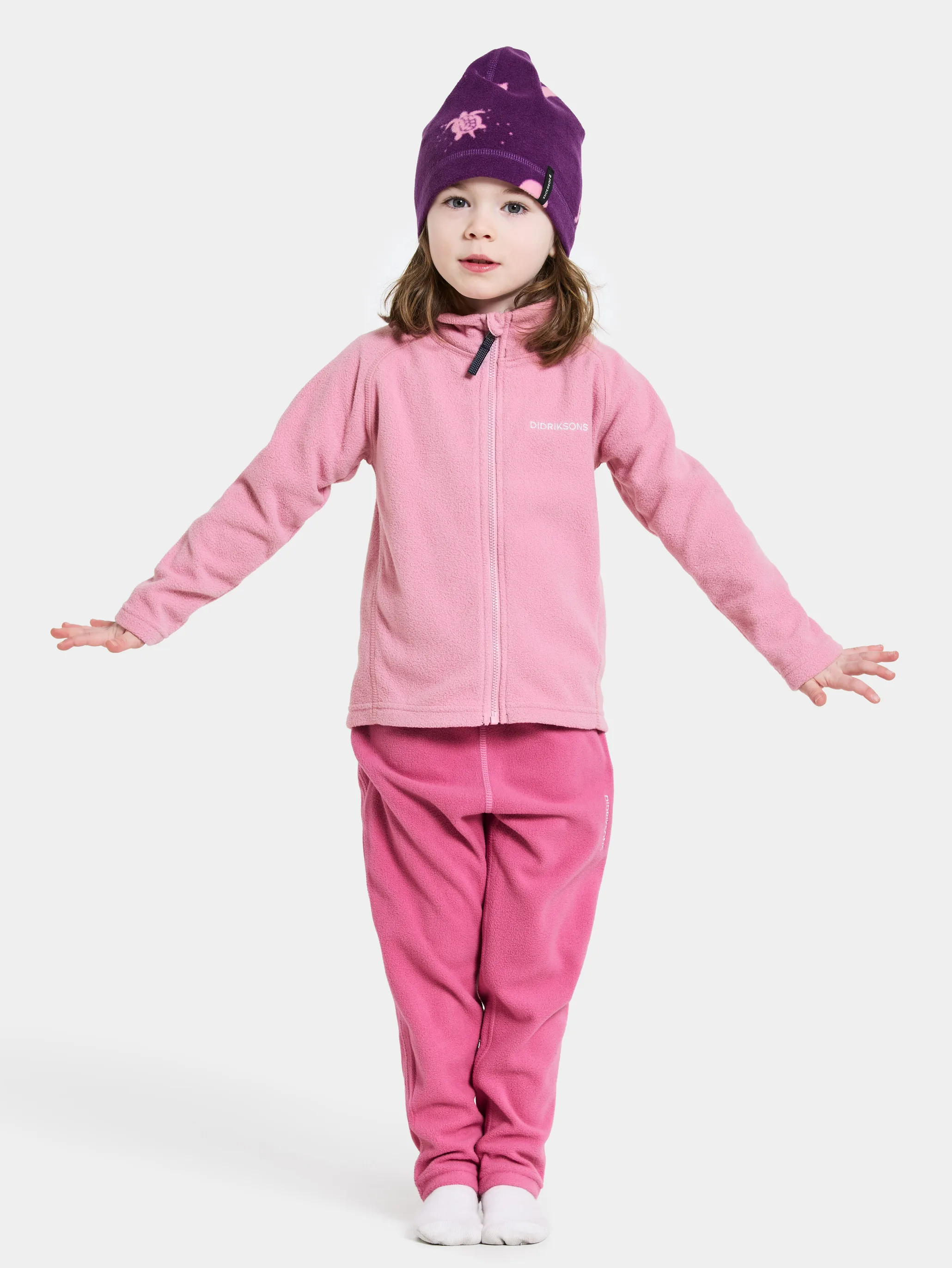 Didriksons Monte Kids Fz 10 Light Heather Pink