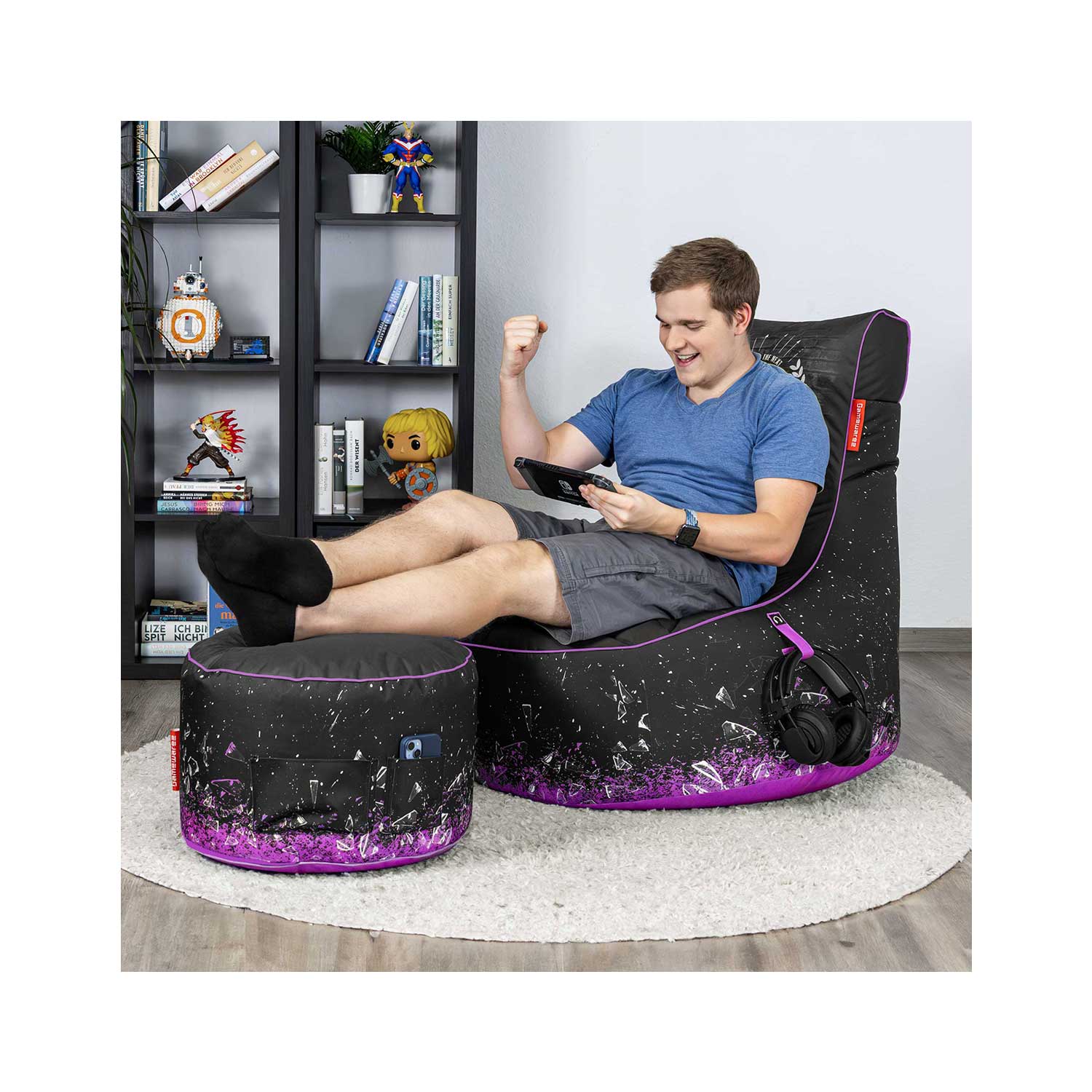 Gaming Sitzsack Crimson X Ray Station (rot)