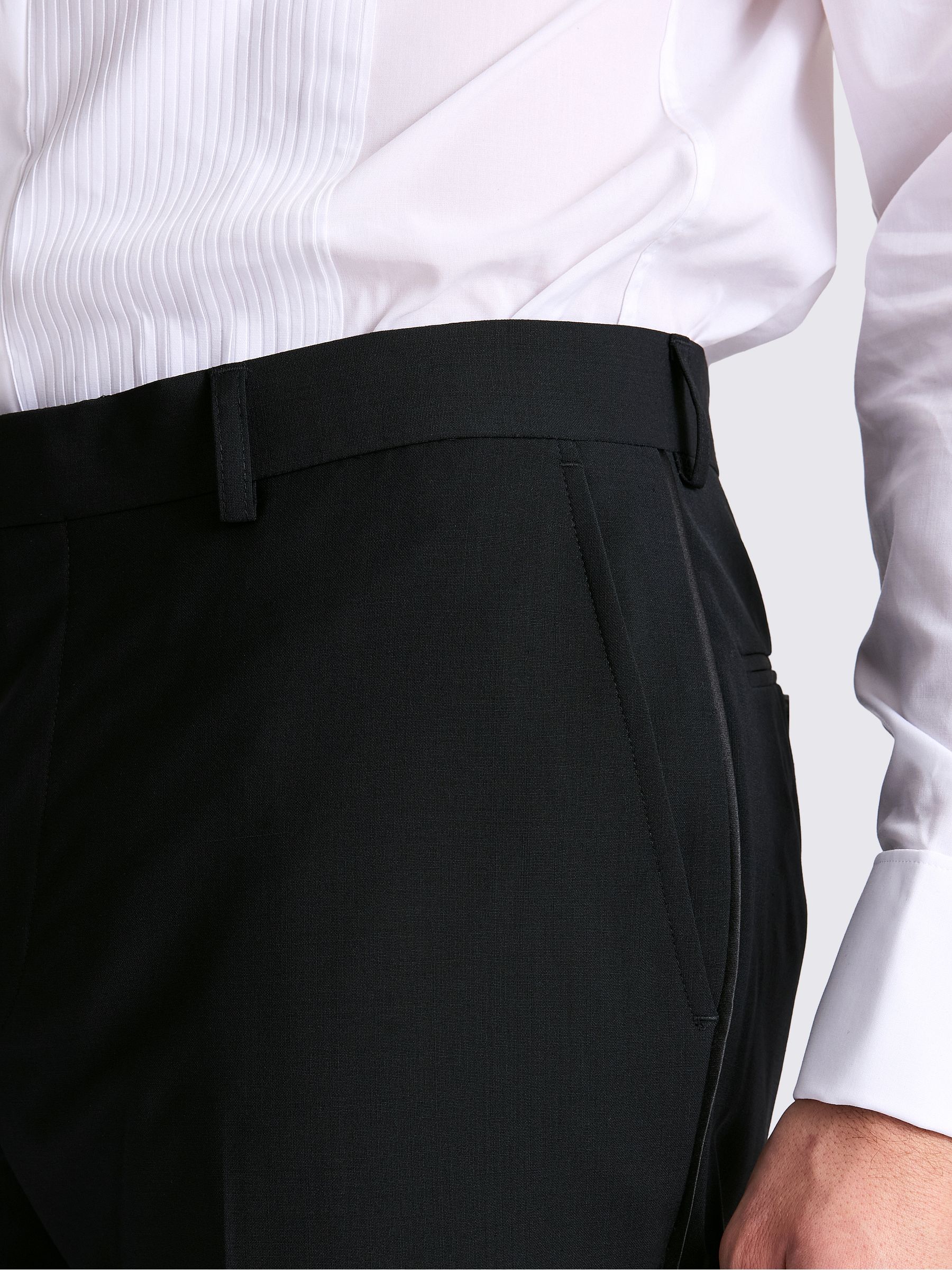 MOSS Tailored Fit Performance Dress Trousers