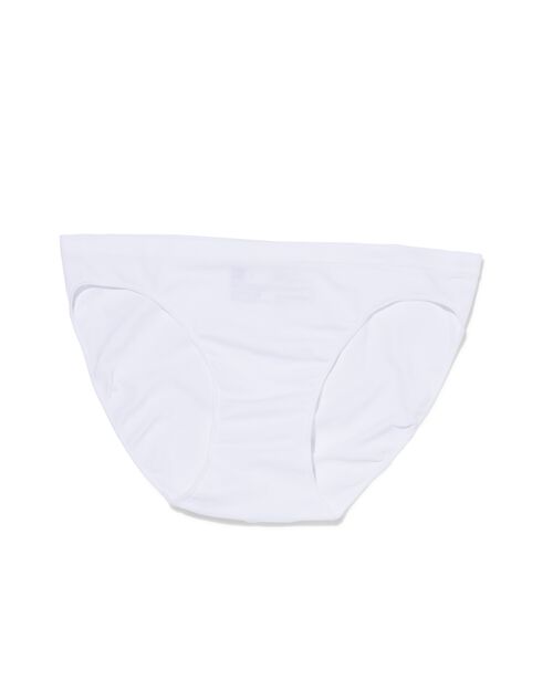 Slip femme sans coutures blanc