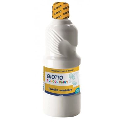 GIOTTO SCHOOL - Peinture - peinture à tempera - blanc - extra-fine - 500 ml