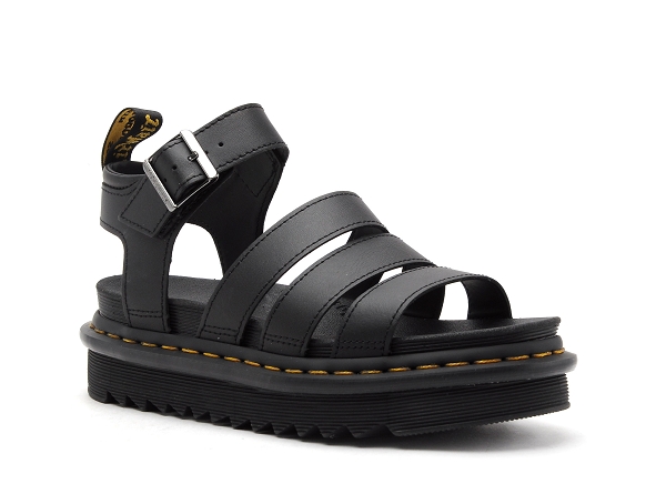 Dr martens nu pieds plats femme blaire noir