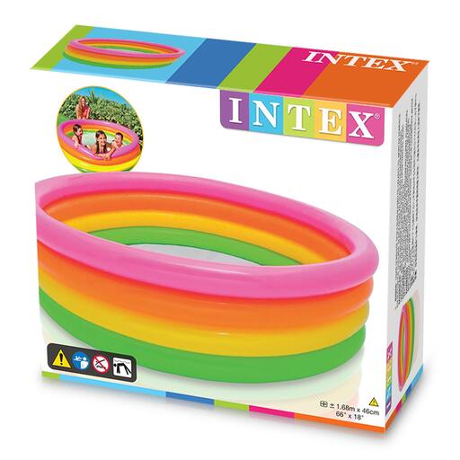 Intex Piscina Inflável Sunset 4 Anillos