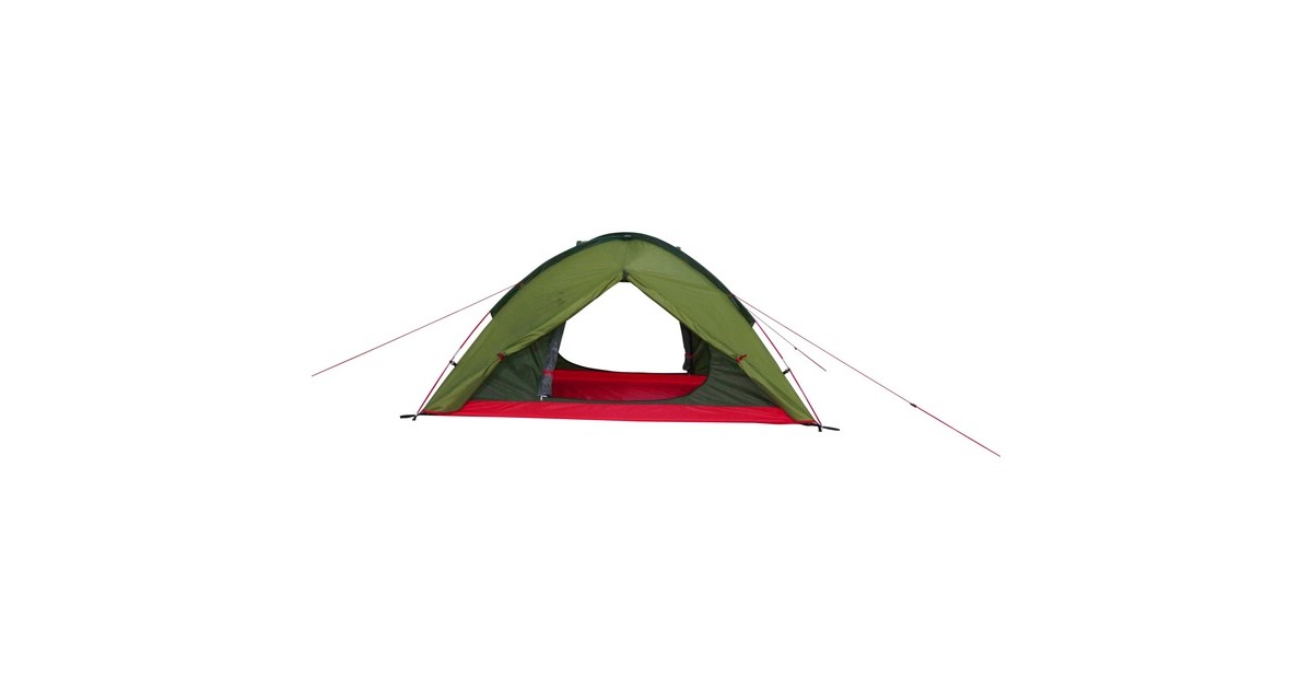 High PeakWoodpecker 3 LW tent  (Groen/rood)