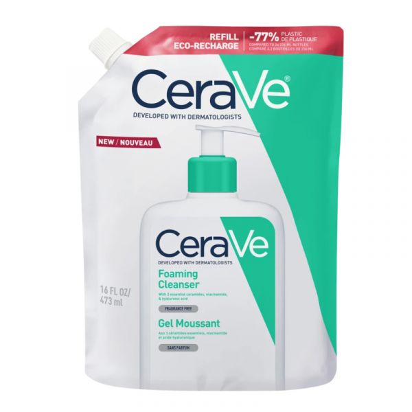 CeraVe Gel Espuma de Limpeza Recarga 473ml