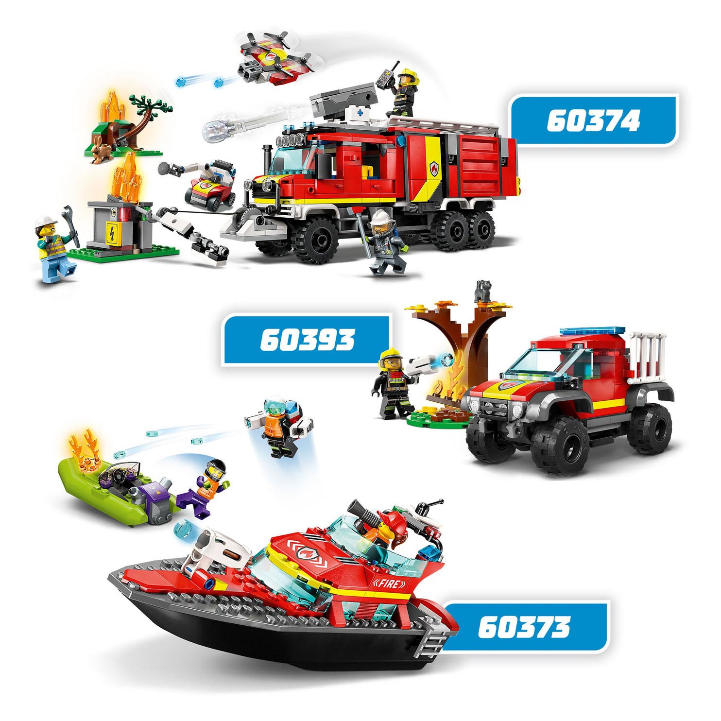 LEGO City 60374 Brandweerwagen