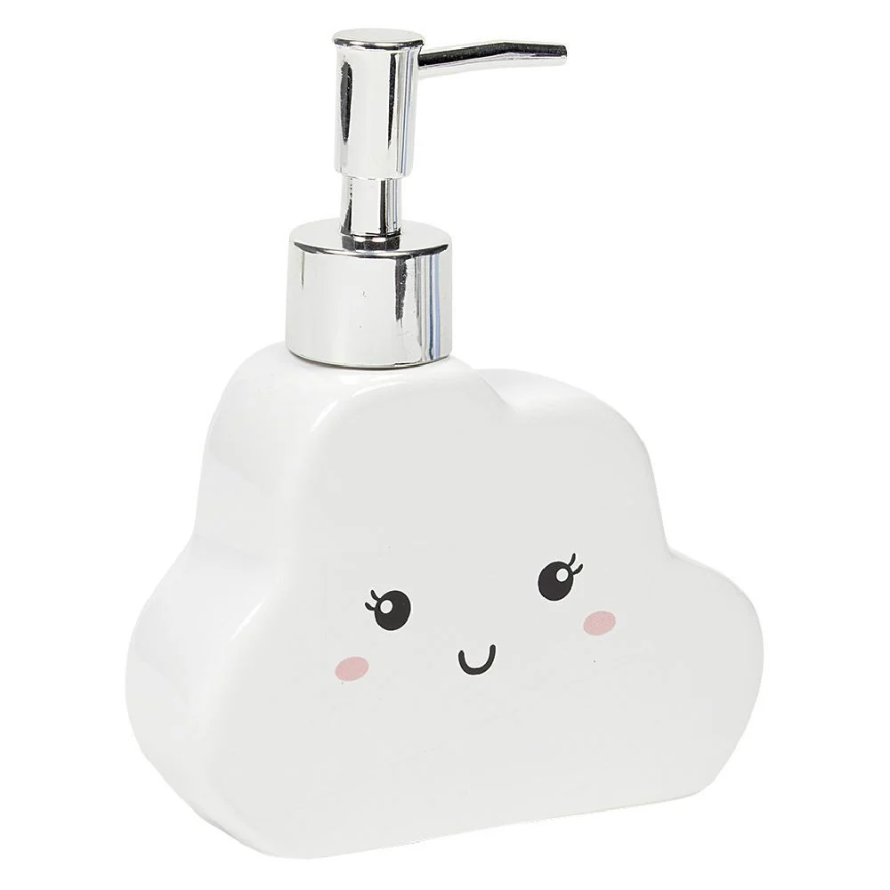 Distributeur à savon en céramique design nuage