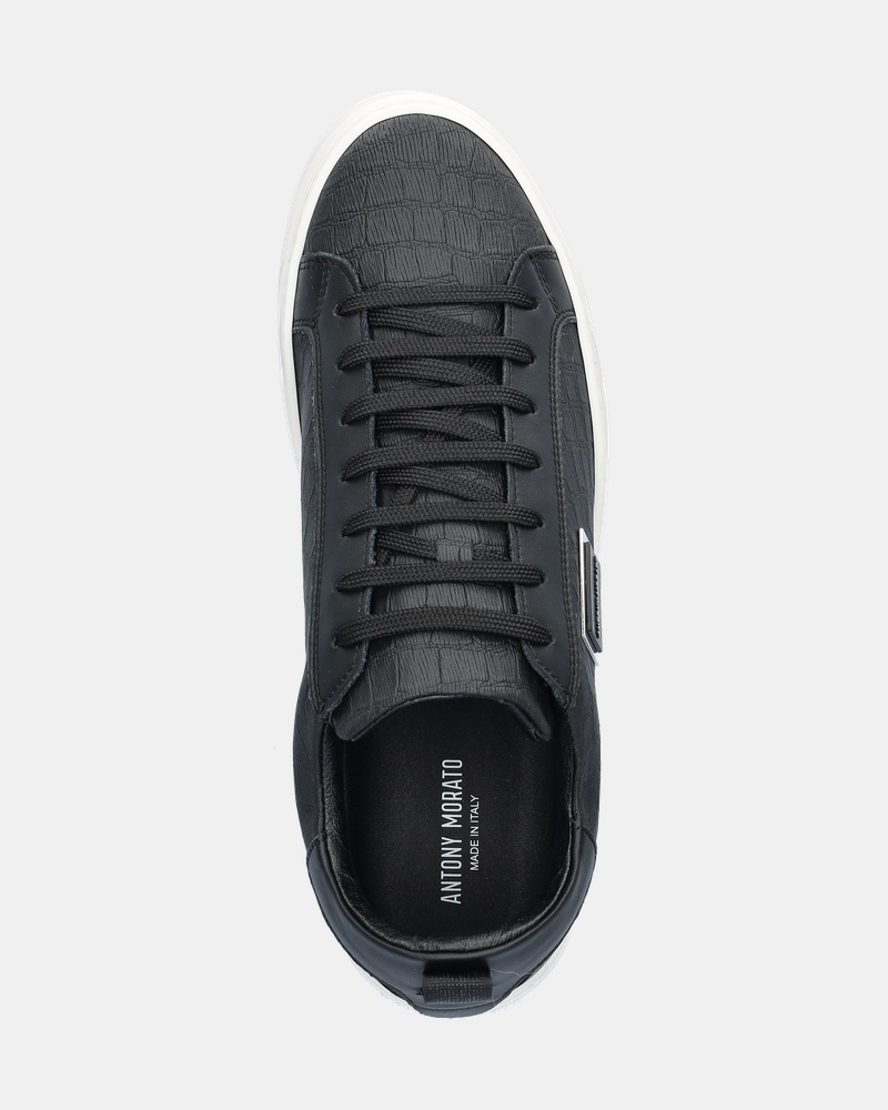 Antony Morato Metal Bold Lage sneakers  - zwart